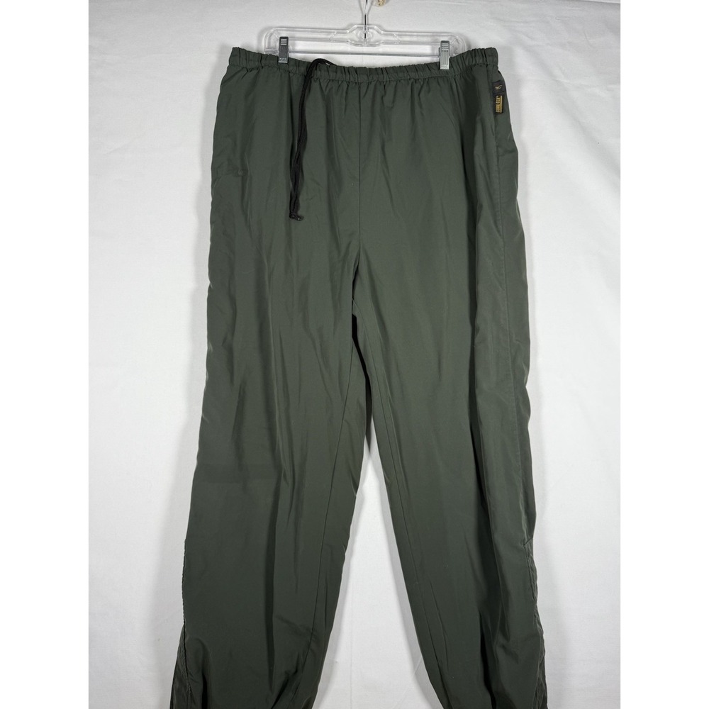 Browning Gore-Tex Pants Mens XXL Green Lined Hiking Hunting Zip Ankles Trousers